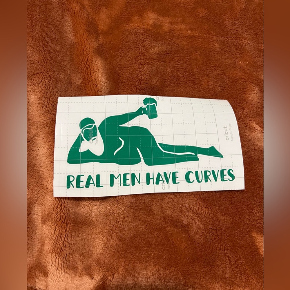 Real Men Have Curves 🍺 Decal